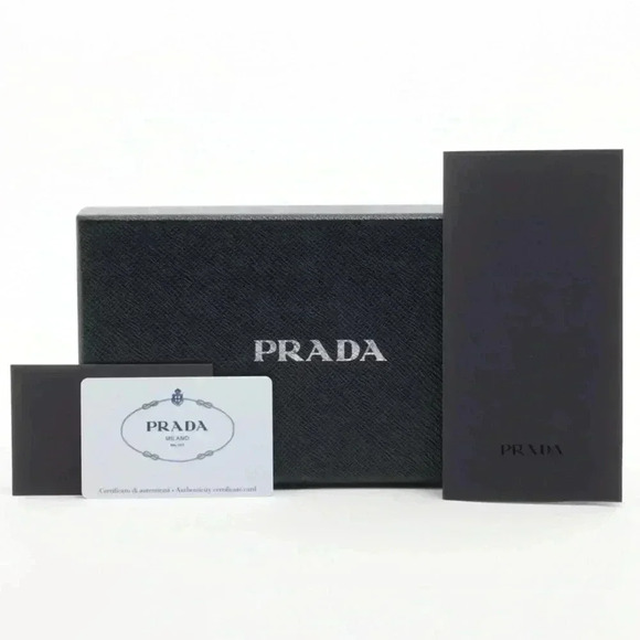 AUTHENTIC Prada Saffiano Metal Continental Flap Wallet multi color inside - Picture 15 of 16